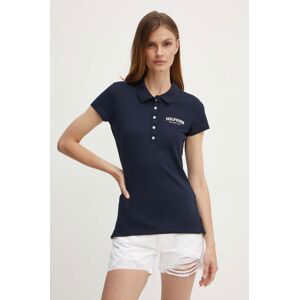 Polo tričko Tommy Hilfiger tmavomodrá barva, WW0WW41895