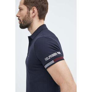 Polo tričko Tommy Hilfiger tmavomodrá barva, MW0MW34780