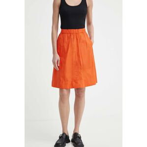 Sukně Marc O'Polo oranžová barva, mini, áčková, 403104120167