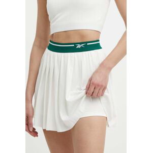 Sportovní sukně Reebok Classic Retro Court béžová barva, mini, 100075523