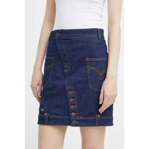 Džínová sukně Moschino Jeans mini, pouzdrová