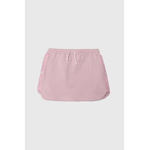 Dětská sukně Pinko Up růžová barva, mini, áčková
