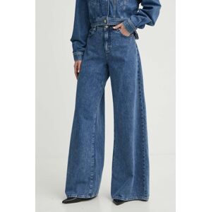 Džíny Moschino Jeans dámské, tmavomodrá barva