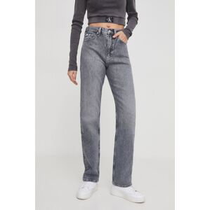 Džíny Calvin Klein Jeans dámské, high waist, J20J222776