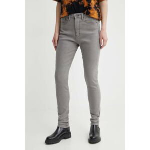 Džíny Tommy Jeans dámské, černá barva, DW0DW17594