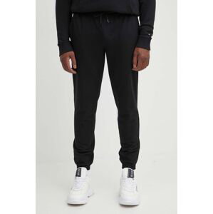 Tepláky Calvin Klein Jeans černá barva, s aplikací, J30J325336