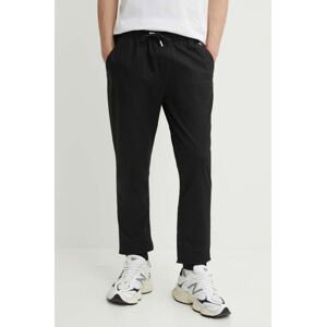 Kalhoty Tommy Jeans pánské, černá barva, DM0DM19457