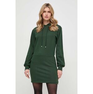 Šaty Patrizia Pepe zelená barva, mini, oversize, 8A1259 J174