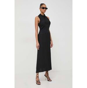 Šaty Ivy Oak černá barva, maxi, IO117601