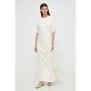 Šaty Herskind Sabastian béžová barva, maxi, oversize, 5148370