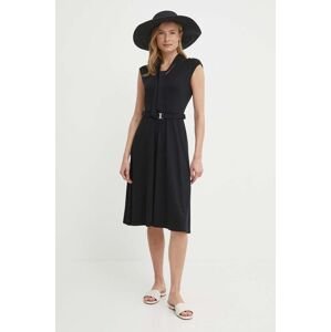 Šaty Lauren Ralph Lauren černá barva, mini, 250933440