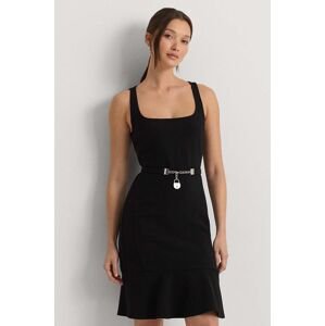Šaty Lauren Ralph Lauren černá barva, mini, 250933462