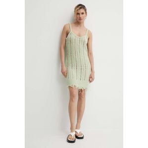 Šaty z vlněné směsi Résumé ArmieRS Knit Dress zelená barva, mini, 20331113