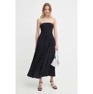 Šaty Sisley černá barva, mini