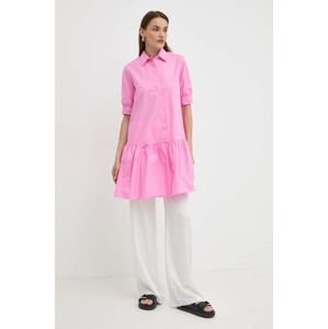 Šaty Marella růžová barva, mini, 2413221402200