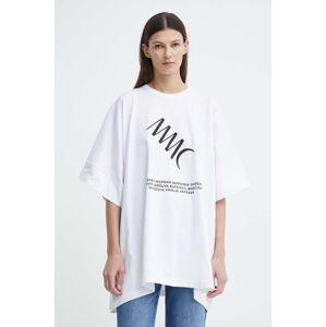 Bavlněné tričko MMC STUDIO bílá barva