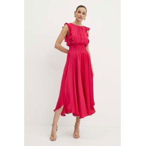 Šaty Morgan RWENDY.N růžová barva, maxi, RWENDY.N