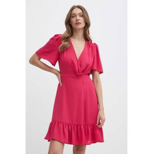 Šaty Morgan RANILA růžová barva, mini, RANILA