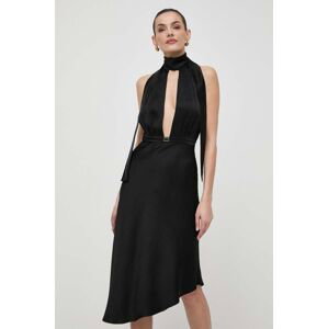 Šaty Elisabetta Franchi černá barva, mini, AB58042E2