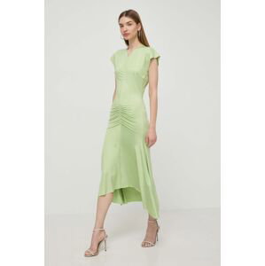 Šaty Victoria Beckham zelená barva, maxi, 1224WDR005425A