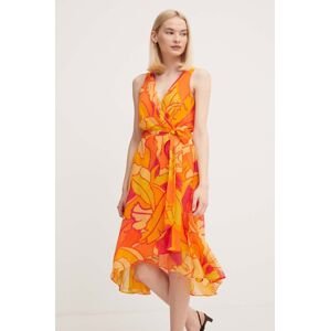 Šaty Joseph Ribkoff oranžová barva, mini, 242015