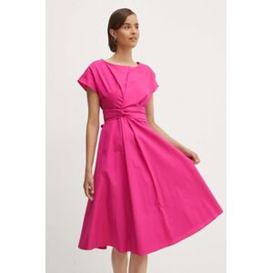 Šaty Artigli růžová barva, mini, AA38366
