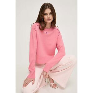 Kašmírový svetr MAX&Co. růžová barva, 2416361071200
