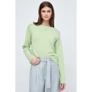 Kašmírový svetr MAX&Co. zelená barva, 2416361071200
