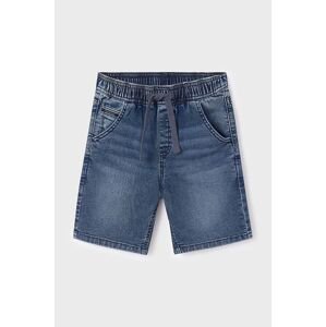 Dětské kraťasy Mayoral joggersy denim nastavitelný pas