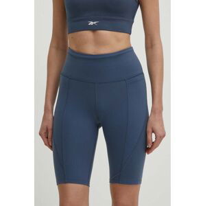 Sportovní šortky Reebok LUX Collection dámské, hladké, medium waist, 100076153