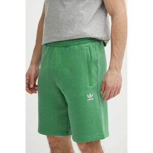 Kraťasy adidas Originals pánské, zelená barva, IU2355