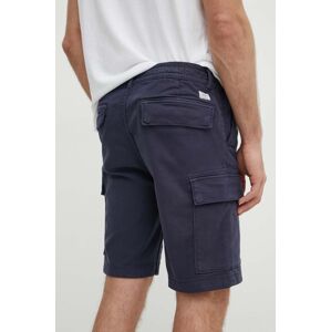 Kraťasy Pepe Jeans GYMDIGO CARGO pánské, tmavomodrá barva, PM801077