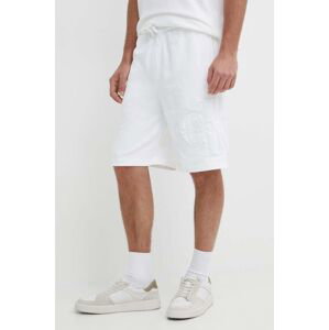 Kraťasy Calvin Klein Jeans pánské, bílá barva, J30J325134