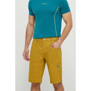 Outdoorové šortky LA Sportiva Belay hnědá barva, N63732733