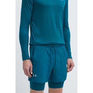 Běžecké šortky Under Armour Launch zelená barva