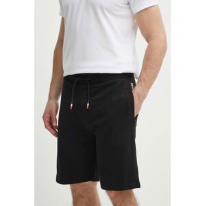 Bavlněné šortky Rossignol černá barva, RLKMP21