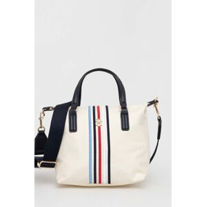 Kabelka Tommy Hilfiger béžová barva, AW0AW15986