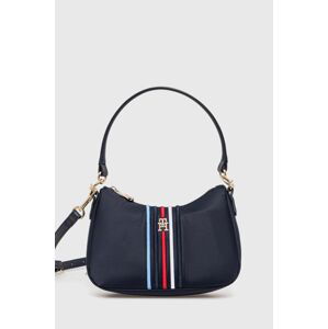 Kabelka Tommy Hilfiger tmavomodrá barva, AW0AW16780