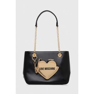 Kabelka Love Moschino černá barva