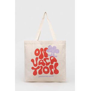 Plážová taška On Vacation Goodlife Club béžová barva, OVC BAG10