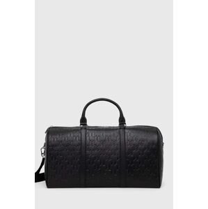 Kožená taška Karl Lagerfeld černá barva