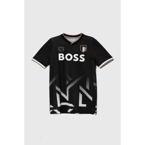 Dětské tričko BOSS černá barva, s potiskem, J50651