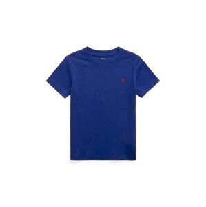 Dětské bavlněné tričko Polo Ralph Lauren tmavomodrá barva, 322832904092