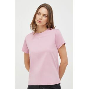 Bavlněné tričko Pinko růžová barva, 100373.A1N8