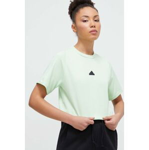 Tričko adidas Z.N.E zelená barva, IS3921