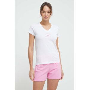 Bavlněné lounge tričko Emporio Armani Underwear bílá barva, 164722 4R227
