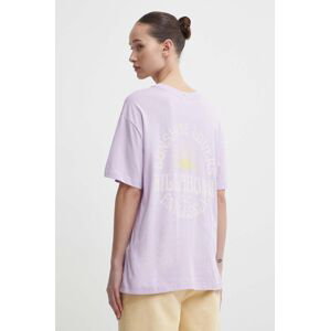 Bavlněné tričko Billabong Adventure Division fialová barva, EBJZT00261