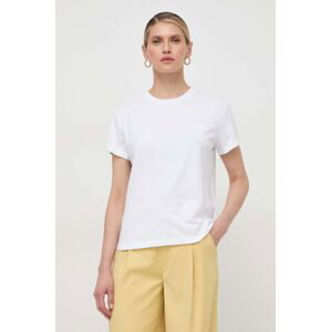 Bavlněné tričko Patrizia Pepe bílá barva, 2M4373 J111