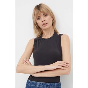 Top Calvin Klein Jeans dámský, černá barva, J20J223115