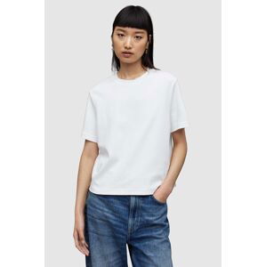 Bavlněné tričko AllSaints LISA bílá barva